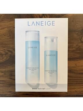 LANEIGE Essential Balancing Light Duo Set K-Beauty Toner Emulsion